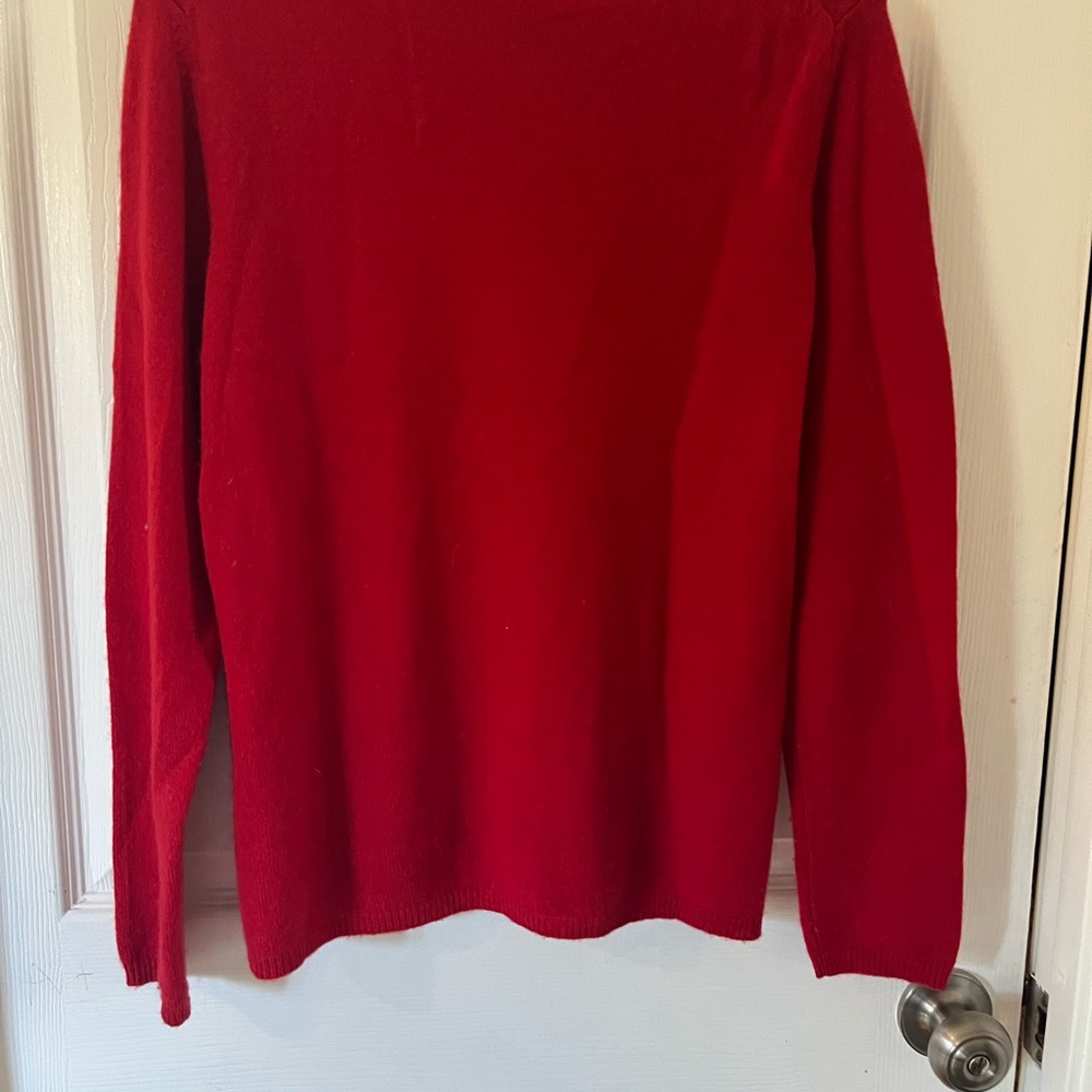 Women's Red Sweater - Picture 2 of 7